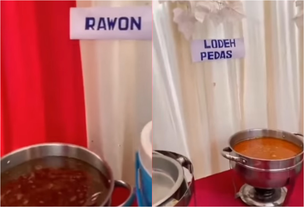 Aneka hidangan di pesta perceraian. Instagram @lambeturah_official